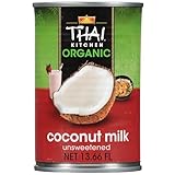 Thai Kitchen Organic Unsweetened Coconut Milk, 13.66 fl oz (Pack of 12)
