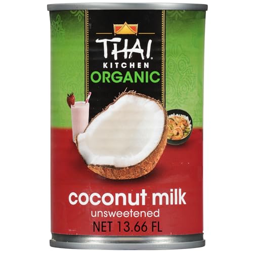 Thai Kitchen Organic Unsweetened Coconut Milk, 13.66 fl oz (Pack