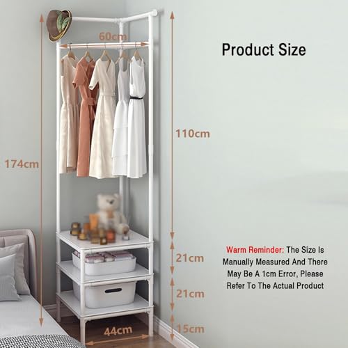 Support de rangement d'angle compact pour résoudre le manque de place chez soi