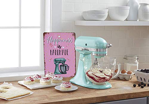 Sumik SU-HA-SAY Happiness Is Handmade, Metal Tin Sign thumb #1