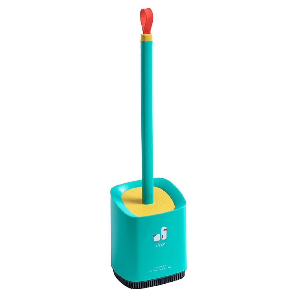 Scopino per WC a Parete Comfort Manico Lungo Scopino per WC Scopino in Silicone Scopino per WC Spazzola per Pulizia Profonda
