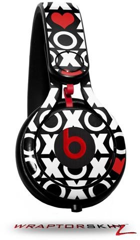 Skin Decal Wrap Compatible with Beats Mixr Headphones XO Hearts Skin Only (Headphones NOT Included)