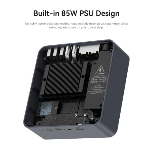 Image of Beelink EQi13 Mini PC, Intel Core i5 13420H (up to 4.6GHz) 8C /12T, Mini Computer 16GB LPDDR5 500G PCIe4.0 SSD, Desktop Computer Built-in PSU /Dual Display /4K 60Hz /WiFi6 /BT5.2 /HTPC /Home
