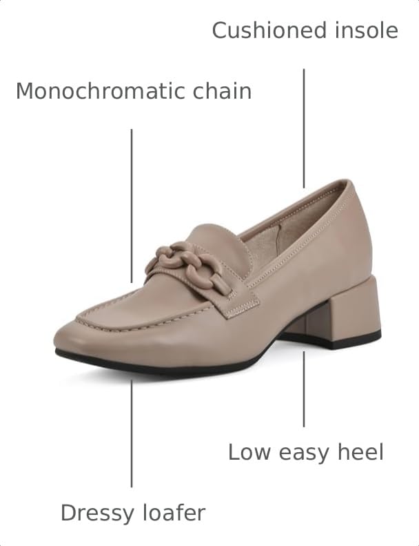 Image of CLIFFS BY WHITE MOUNTAIN Women's Quinbee Low Block Heel Loafer