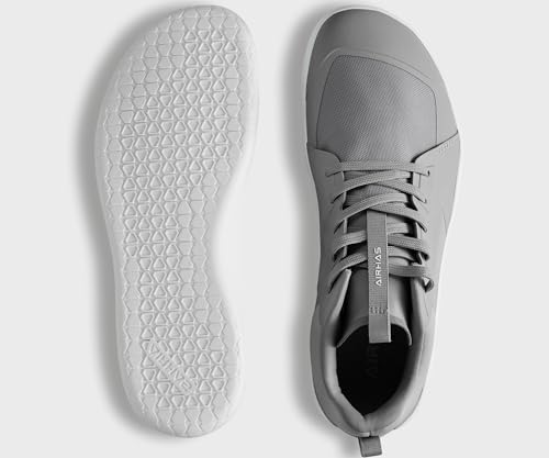 Men's Barefoot Zero Drop Shoes - Minimalist Workout Gym Sneakers for Deadlift Cross Training (Dark Grey, 10.5)2