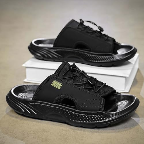 Summer men's dual-purpose beach sandals indoor casual open toe slippers2