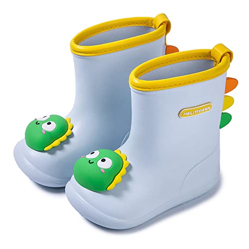 Botas de Agua Niña Niño Botas de Lluvia Unisexo Impermeable y Antideslizante, 1103JR Azul Label Size 140 20/21 EU Cover