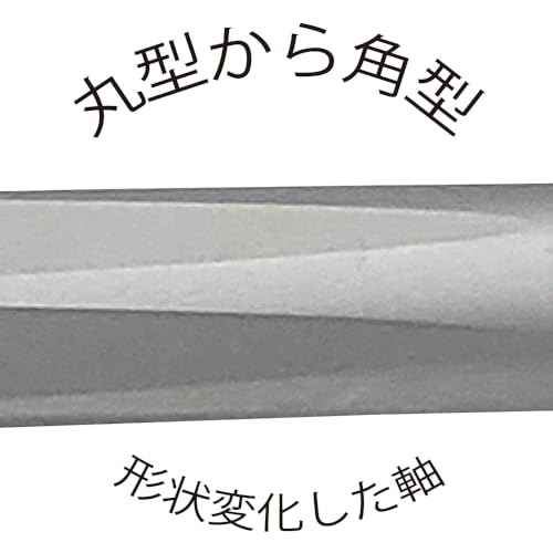 OHTO MS02 3-In-1 Multifunction Pen, Equipped with Needle Tip 0.7mm Black and Red Oil-Based Inks, 0.5mm Mechanical Pencil, All-Metal Body Black, MS02-MF3-BK