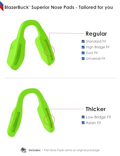 Image of BLAZERBUCK Replacement Nose Piece Nose Pads for Oakley Miter OX8154 Eyeglass