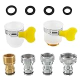 Faucet Tap Quick Connector Kit 2 Universal Faucet Adapterand...