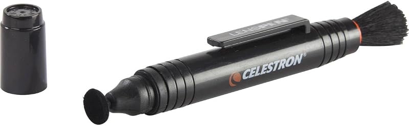 Herramienta de limpieza óptica LensPen para telescopios, binoculares y cámaras | Seguro para lentes ópticas, elimina polvo y manchas, cepillo para polvo retráctil, no requiere líquidos, diseño de bolsillo compacto