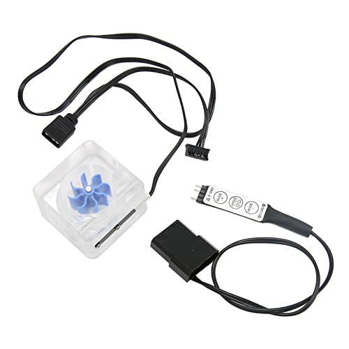 di Raffreddamento Ad Acqua per Computer Filettato Misuratore di Flusso dAcqua a 8 Giranti Indicatore del Flussometro di Ad per