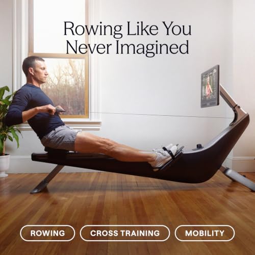 Image of Hydrow Origin Rowing Machine for Home with Immersive 22'' Rotating HD Touchscreen - Live Row Machine Home Workout, Magnetic Drag Technology, 375lb Weight Capacity Rower - 30-Day Trial & Year Warranty