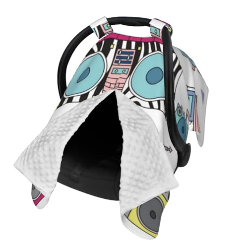 Image of Generic Set of Various Vintage Cassette Players. Retro 80s Baby Car Seat, Rain Shelter, Multifunctional Nursing Cover for Newborns, Mother Care, Breastfeeding