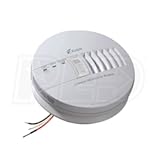 Hardwired Carbon Monoxide Detector with 9-Volt Battery Backup, 3 LED Indicators