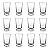 Generic 12 Pack heavy base Acrylic Plastic Shot Glasses, Unbreakable shot glass Perfect for Shot Dspenser, Bars, Parties, All Liquor, Cocktails & Family Game Night, (Capacity 1.2 oz Clear 12 Pack)