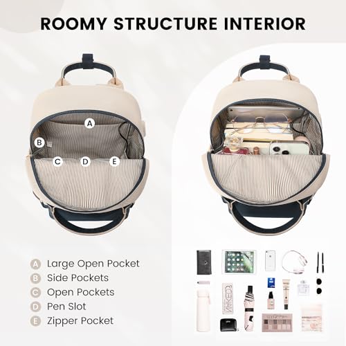 Image of LOVEVOOK Mini Backpack for Women Stylish Waterproof Backpack Purse with USB Port, Cute Daypack for College Travel Party