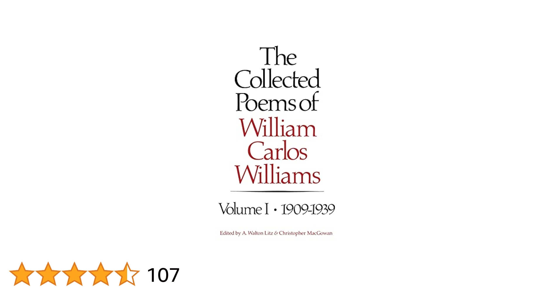 ウィリアムズ詩集　　William Carlos Williams詩集 Amazon.com: ウィリアムズ詩集 (海外詩文庫): 9784783725145
