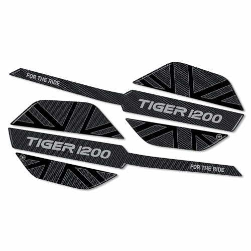 Image of labelbike - Resin 3D Stickers Motorcycle Ornaments and Security Grips Compatible with Triumph Tiger 1200 GT and Rally