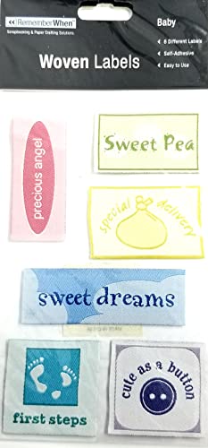 Colorbok Remember When Woven Labels,