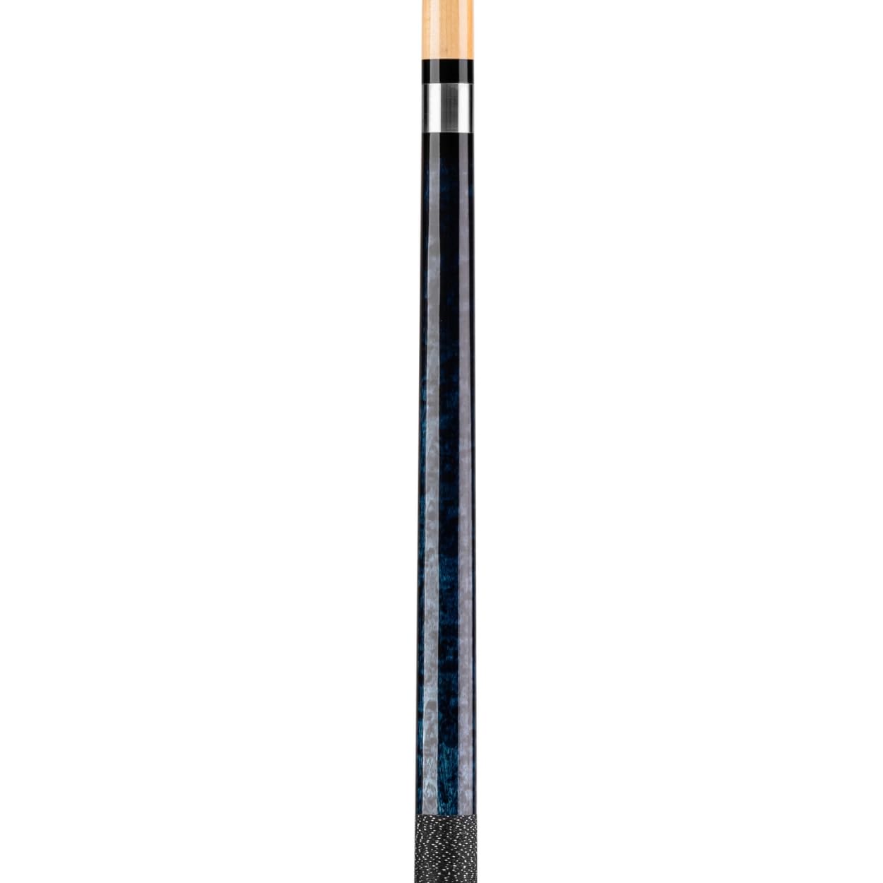 Winsport Billardqueue Trilux Junior, kurzer 2-TLG. Shorty Pool-Cue 130 cm, Leinen Griffband, 13 mm Profi Tip, ideal für Kinder/Jugend, Farbe blau