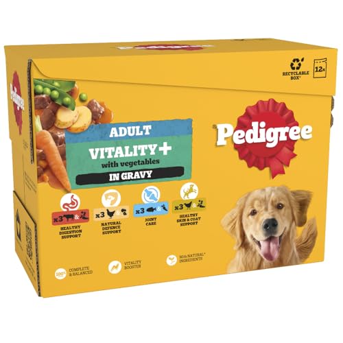 PEDIGREE Adult Dog Food Chunks in Gravy Multipack 48 x 85g