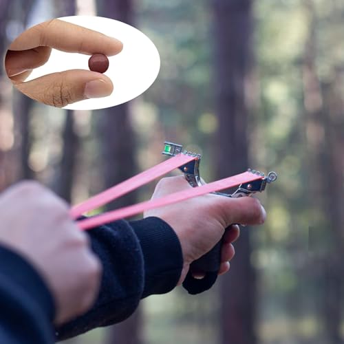 ACTIUSIS Schwarz-rote 9 mm Harttonkugel (500 g) Schlammkugel Tonkugel, Harttonkugel zum Üben