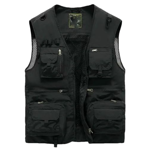 Gilet d'été léger homme poches multiples : fini les affaires perdues en balade décontractée
