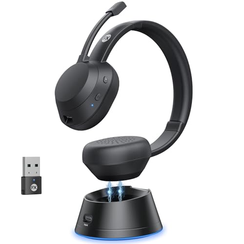 FXWONTY Wireless Headset, Bluetooth Headphones...