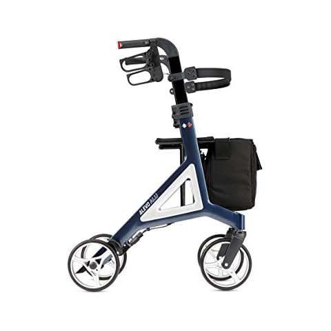 Bischoff & Bischoff Alevo Alu Rollator, faltbar - Leichtgewicht-Rollator für drinnen und draußen Cover