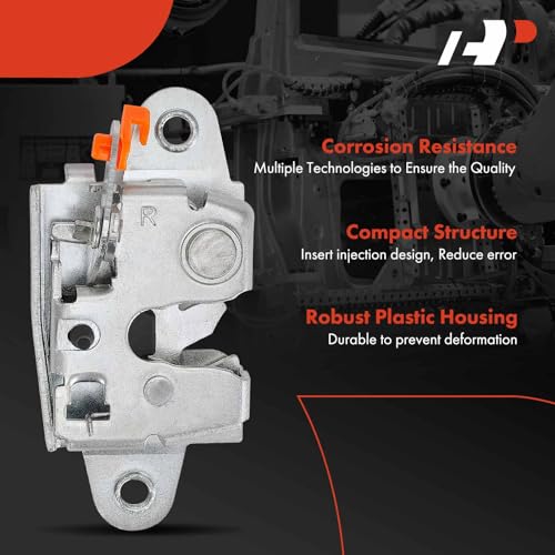 Image of A-Premium Trunk Latch Compatible with Toyota | for Tacoma 2005-2015, Rear Tailgate Lock Latch Actuator