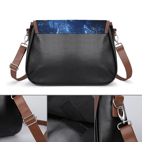 Zodiac Sagittarius Woman Women's Crossbody Bags Leather Messenger Handbag Small Shoulder Bag Purse3