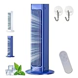 Breezamax Ac, Quinux Breezamax AC, Portable Air Conditioners, Beat the Scorching Heat & Humidity Instantly, Small and Compact Ultra Quiet Energy Efficient, with 3 Speeds (Blue, with remote)