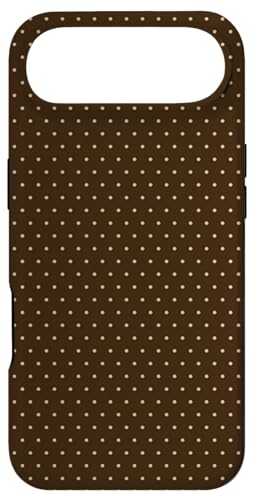Elegant Polka Dots Mocha and Brown X}zP[X iPhone Air p