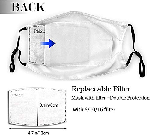 Face_Mask 3 Packs Face Washable Reusable Filter Football Sports Philad-elphia Eag-les Men/Women made in USA - Thumbnail 5