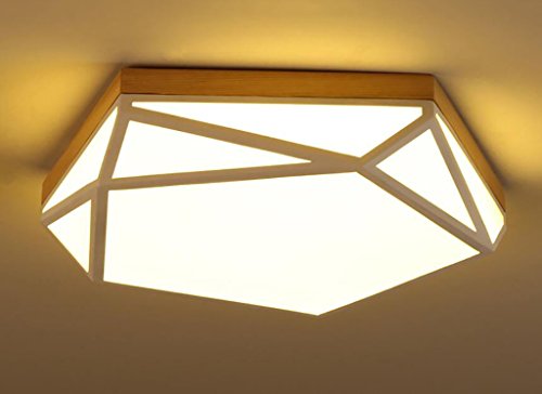 Preisvergleich Produktbild Cdbl -Deckenleuchte LED-Deckenleuchte kreative Wohnzimmer Balkon Eingang Japanische Massivholz Deckenlampe Acryl-Deckenleuchte Schlafzimmer Deckenleuchten (größe : 52 * 11cm)