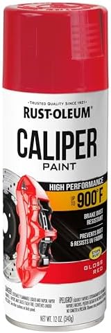 Rust-Oleum 251591 Caliper Spray Paint, 12 oz, Red
