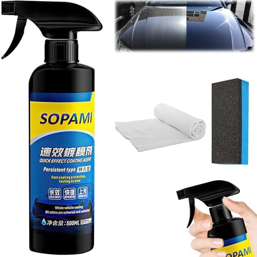 Sopami Auto-Beschichtungsspray - 3-in-1 Keramik Coating 500ml Für Lackschutz