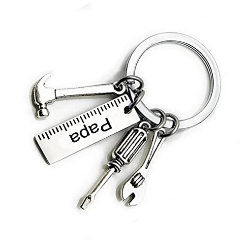 CAIHINIER Porte-clés Papa, Noël , L'anniversaire du père,Cadeau de Fête des Pères pour Papa, Porte-clés Homme Voiture Cover
