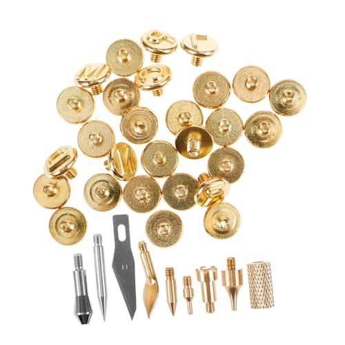 DIYEAH Wood Burning Tip Set Carving Pyrography Tools Letter Burning Tips DIY Craft