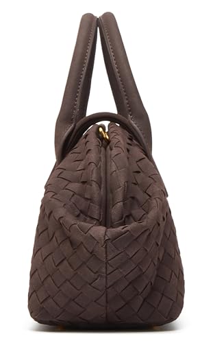 Bolso Tote tejido de ante para mujer miniatura 3