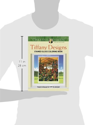 Creative Haven Tiffany Designs Stained Glass Coloring Book