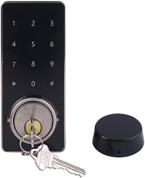 Smart Door Lock Keyless Password Electrics Door Lock Touch Screen Keypad Auto IC Card Mechanical Key Lock
