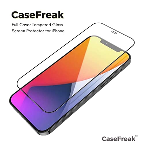 Casefreak Tempered Glass Screen Protector, Anti-Scratch, Anti-Fingerprints, Bubble-Free, 9H Hardness, 0.33 Mm Ultra Transparent, Ultra Resistant For Iphone 13 Pro Max And 14 Plus (6.7") #TOP1