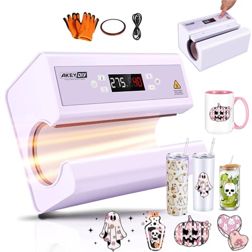 Whubefy Tumbler Heat Press Machine, Auto Mug Press for 10-30oz,...