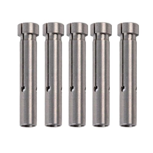 FACAIIO Paquete de 5 adaptadores convertidores de portabrocas de acero para grabado, 33175 mm a 235 mm, abrazadera de enrutador