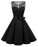 Vestido corto en estilo retro. A modelo es sinónimo de refinamiento y buen gusto.Poner bajo cancan o enagua para obtener un efecto esponjoso