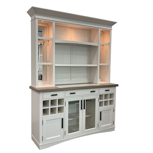 Parker House Americana Buffet and Hutch with Quartz