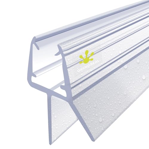 GECKOSEAL Shower Screen Seal Strip 90cm for 4-6mm Glass