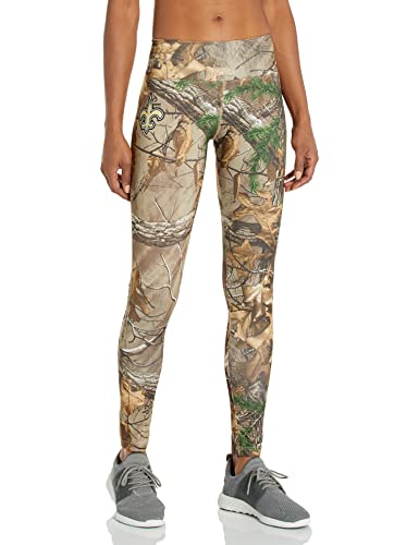 Officially Licensed Zubaz Women's Nfl Nfl Realtree Xtra Legging, New Orleans Saints, Size Medium #TOP27